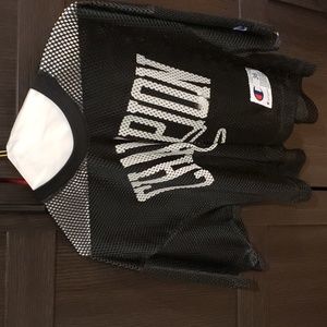 Champion navy blue mesh top